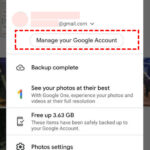 Manage your Google Account