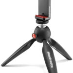White background photo of Manfrotto tripod
