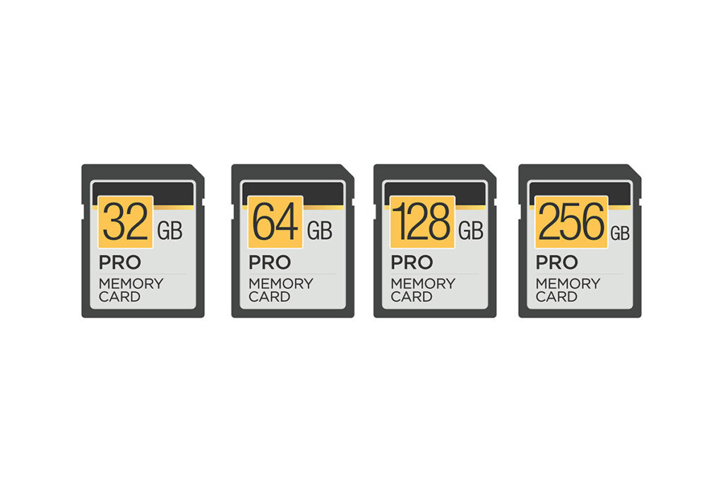 Different memory card types