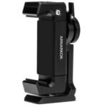 Metal iPhone Tripod Mount Securing Mobile Phone