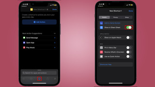 Enable Share Sheet in Shortcuts, toggle the option to access the shortcut from the Photos app
