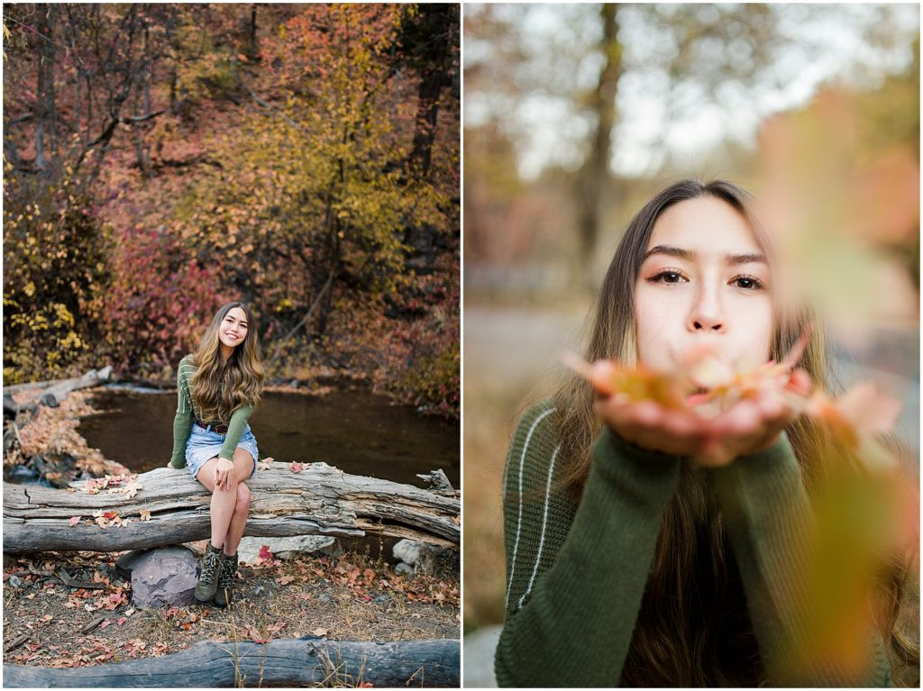 Autumn Senior Photos: Millcreek Canyon, Utah