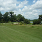 May River Golf Club Hole 14 offering a scenic view of the river