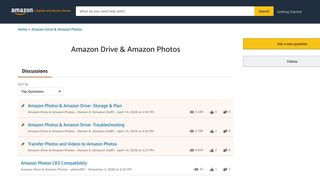 Amazon Photos Support