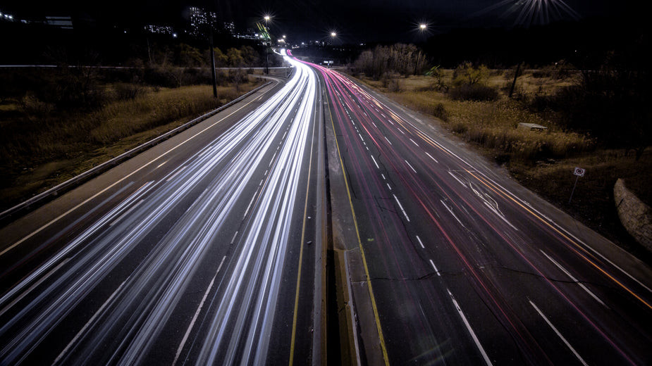 Long Exposure Car Lights