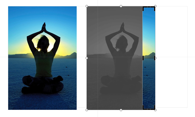 Instructions on using content aware fill in Photoshop to extend photo