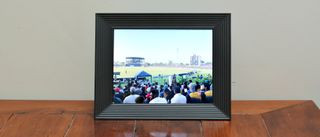 Aura Mason, our current number one digital photo frame, has a 9-inch, 1600 x 1200 screen