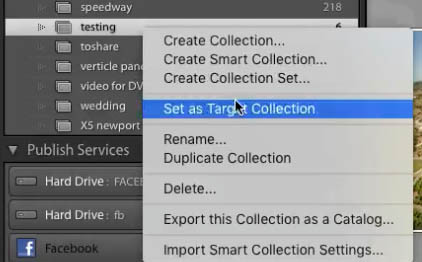 Lightroom Target Collection