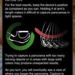 Panorama Tips: Keep your iPhone in the exact same position while you keep moving around to capture a panorama