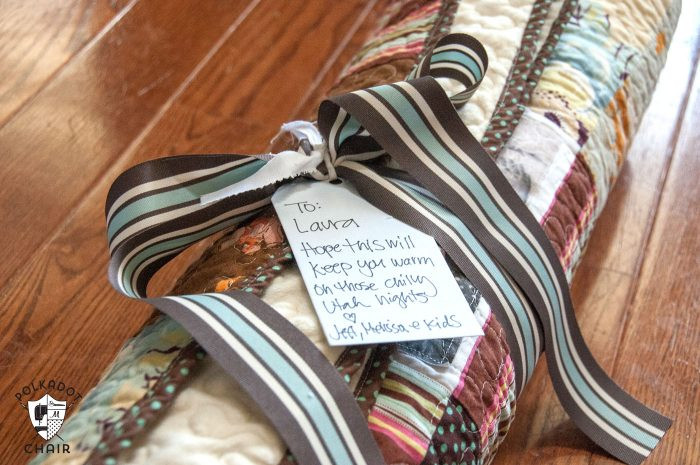 Sewing 9″ squares together for photo quilt