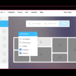 Adding photos to a Facebook collage template for easy customization
