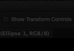 Photoshop center icons displayed in the options bar
