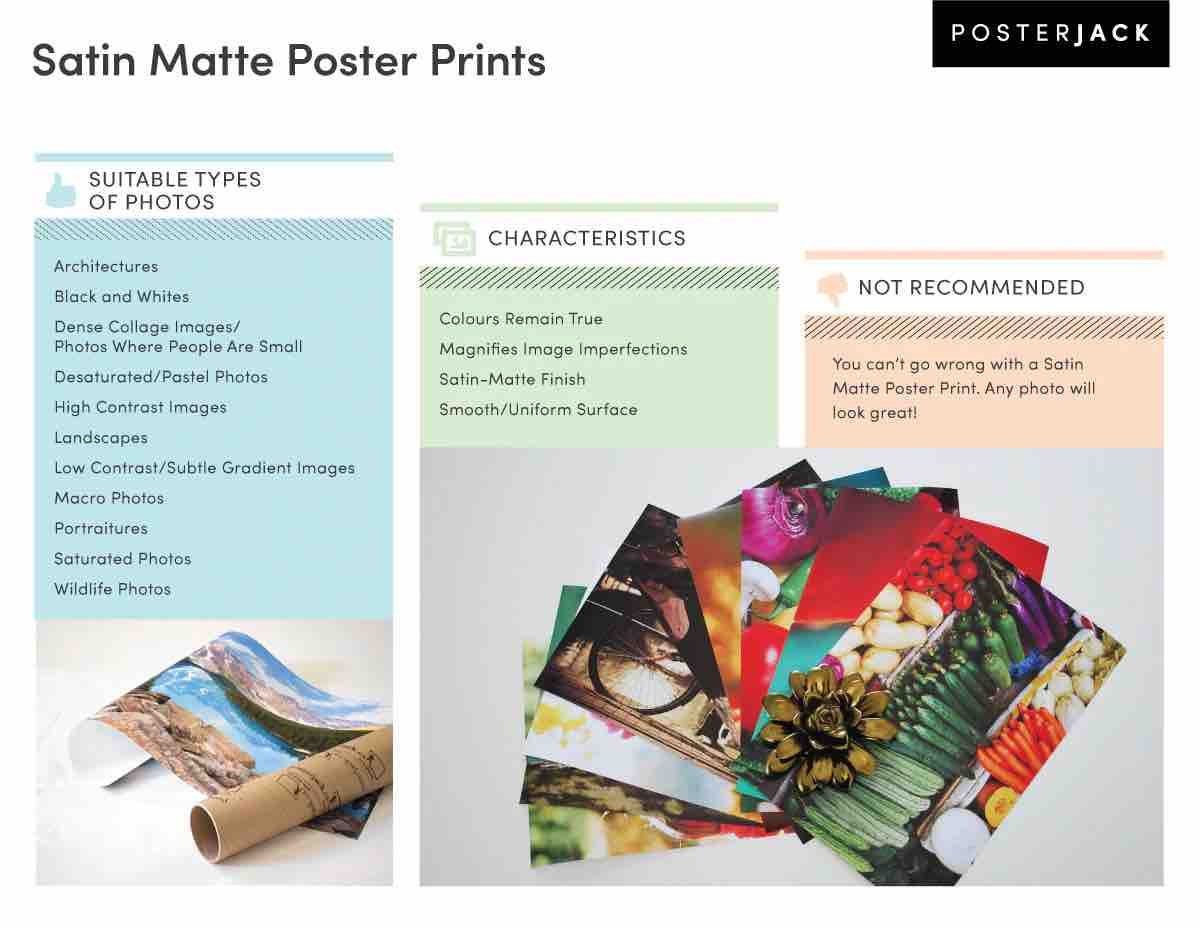 Black and white portrait printed on matte paper, showcasing a soft, elegant look with reduced glare
