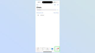 Accessing WhatsApp Settings