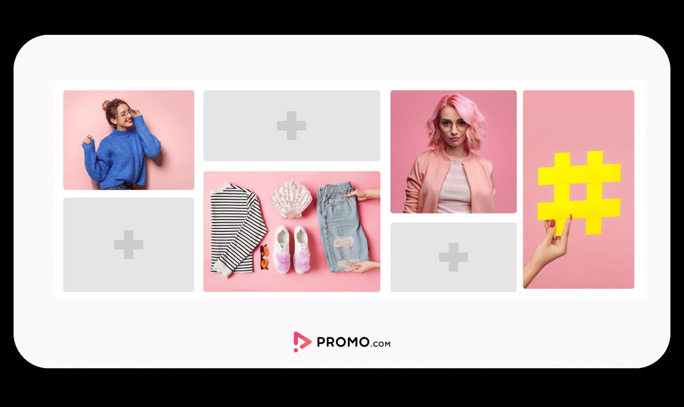 Promo.com collage maker tool offers a lot of templates