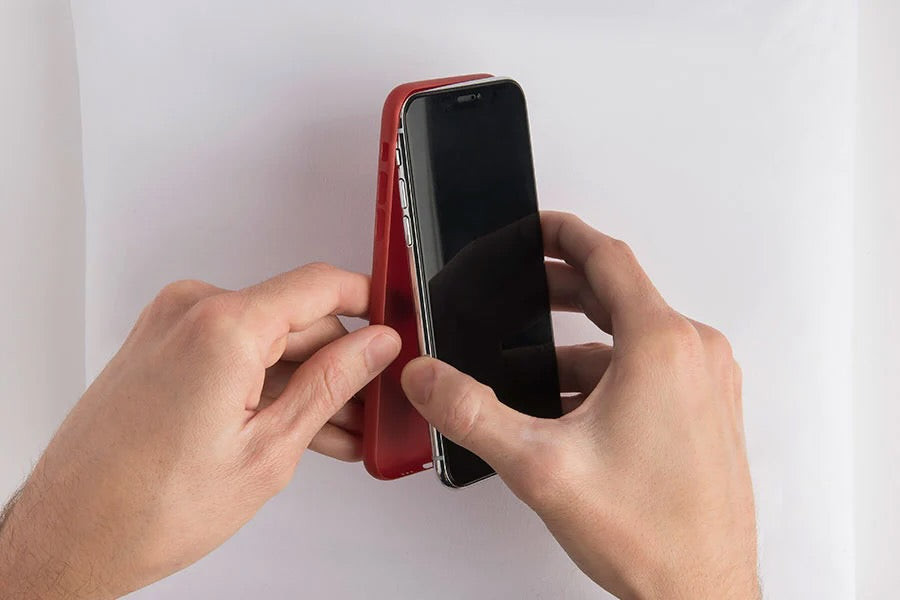 Removing phone from case for underwater housing, improving button access