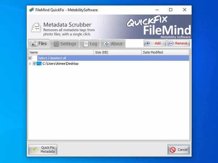 QuickFix interface.