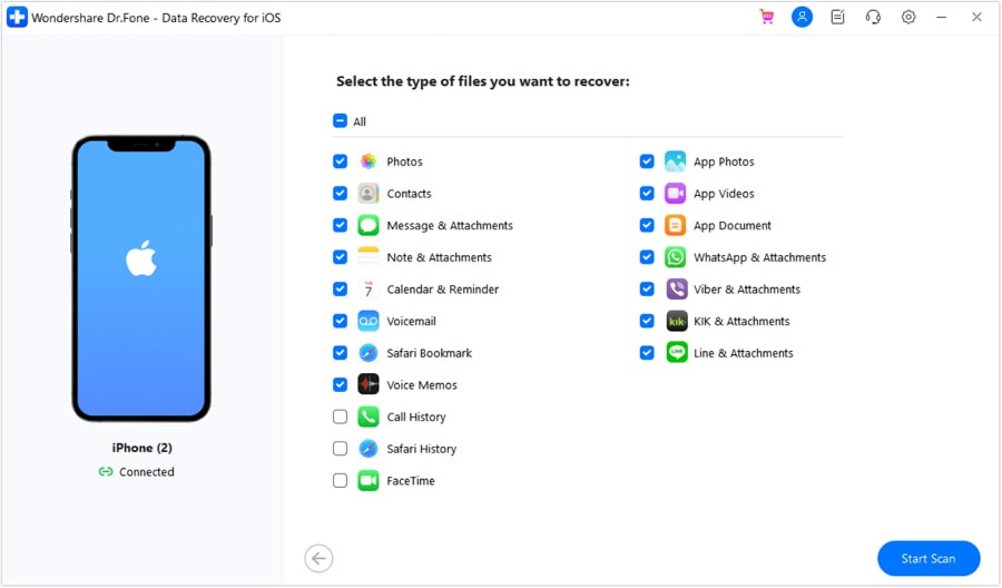 Start Phone Scanning