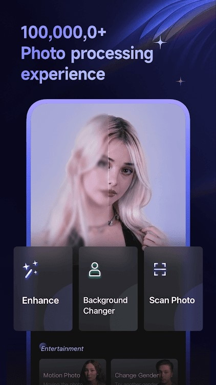 Remini unblur image app