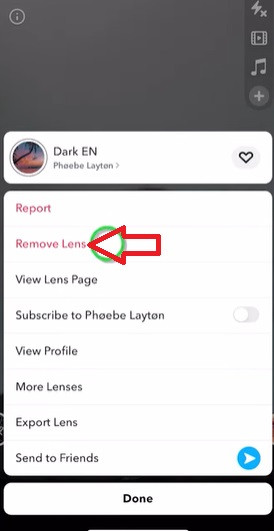 Accessing Lens Studio in Snapchat