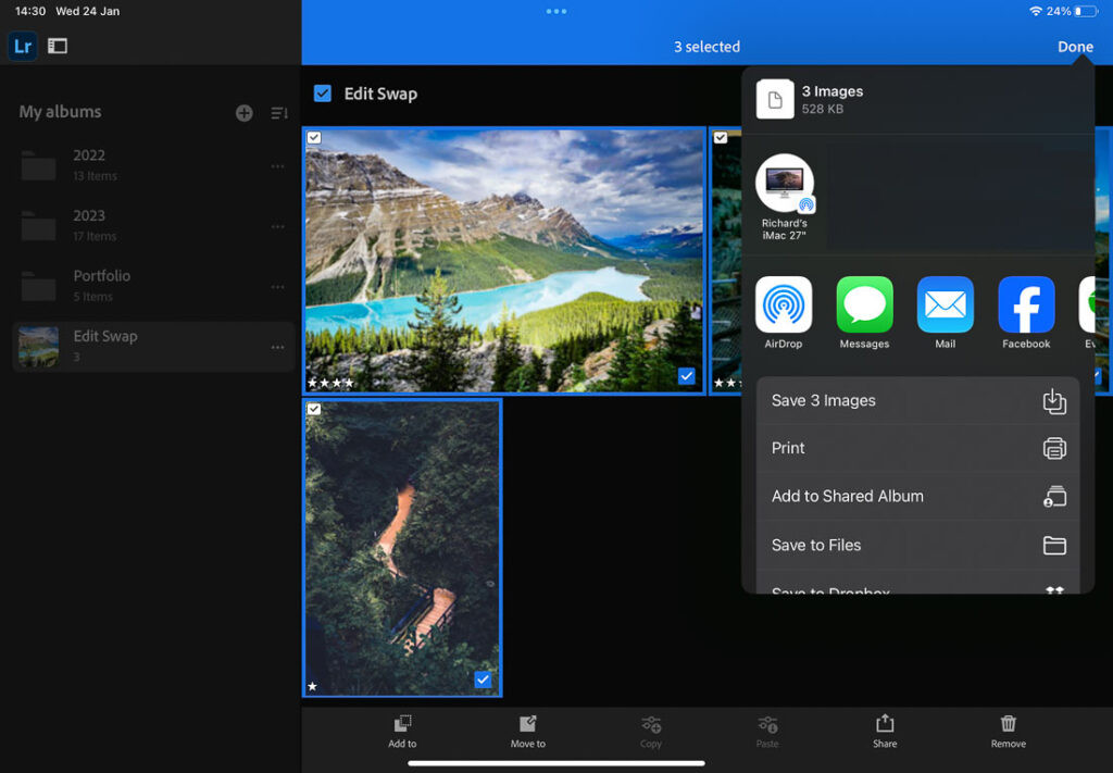 Finding the renamed photos in iCloud Drive