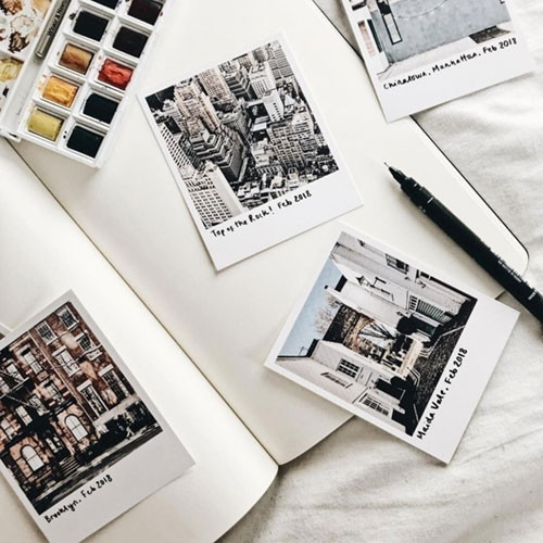 creative ways to display polaroid style photos