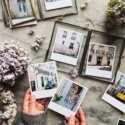 Polaroid photo prints shared on Instagram