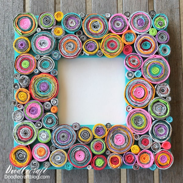 washi tape picture frame