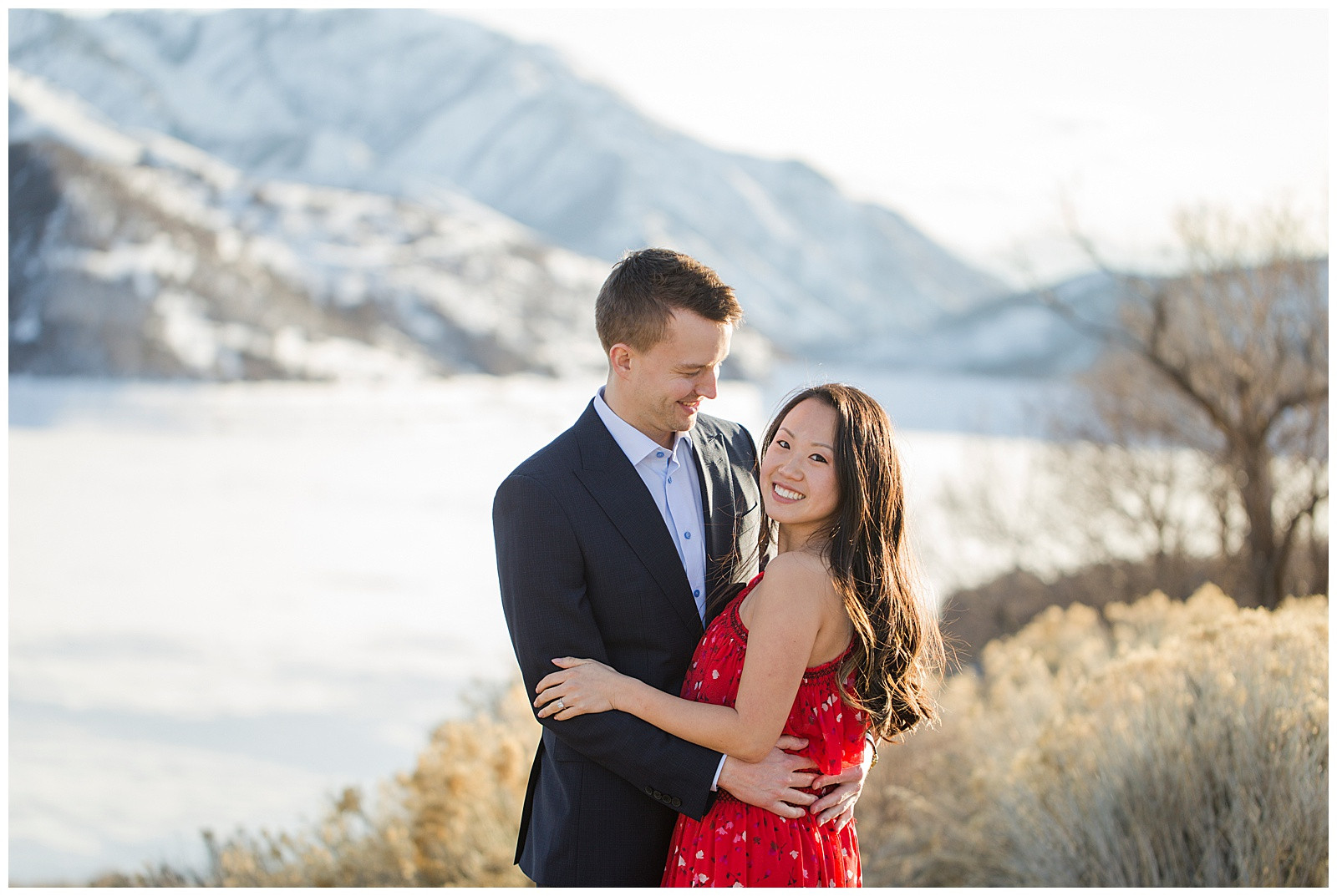 Mountain Engagement Shoot: Scenic Little Dell Reservoir in Utah