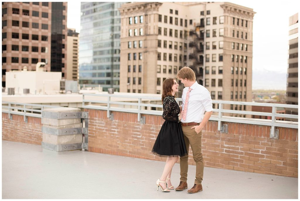 Rooftop View: Capturing the Salt Lake City skyline