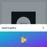 Saving a Canva design to the gallery