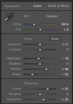 lightroom settings 1