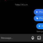 DM images that have and haven't been screenshotted on Instagram show a spiral icon denoting that a screenshot has been taken
