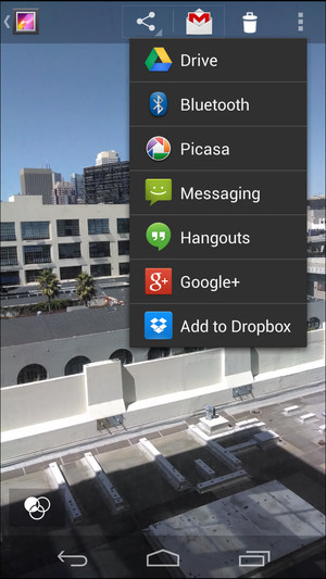 Sharing photos using Dropbox