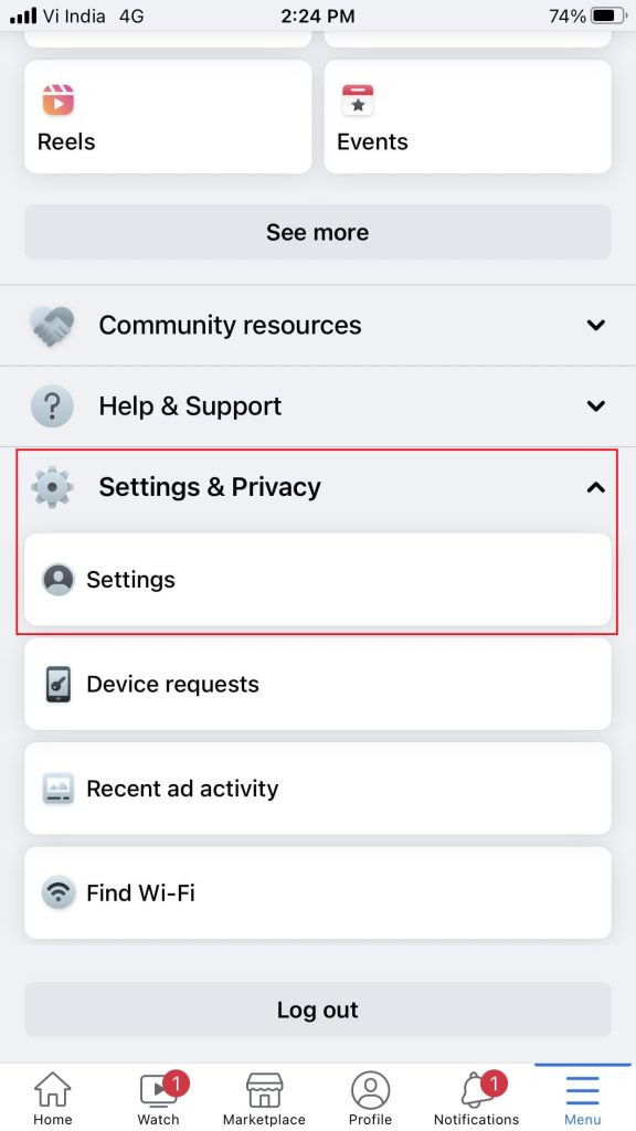 fix blurry pictures on Facebook - Settings &amp; Privacy