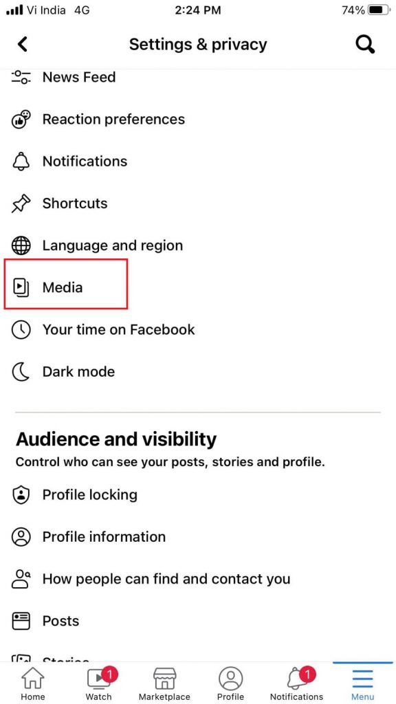 fix blurry pictures on Facebook - Media
