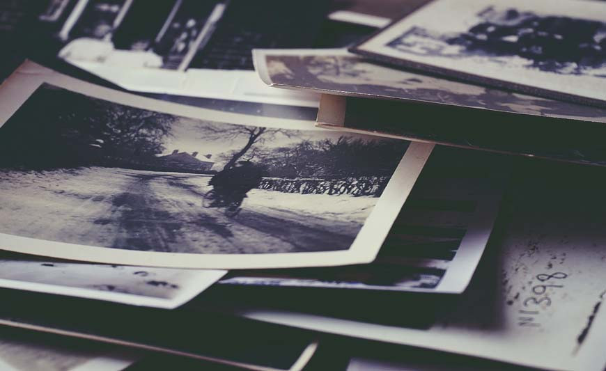 Stacked Old Photos