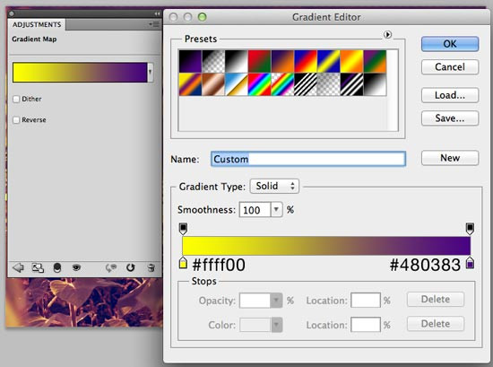 Gradient Map Adjustment Layer