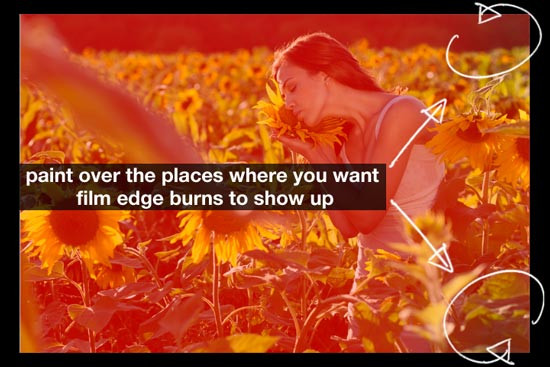 Film Edge Burn Effect