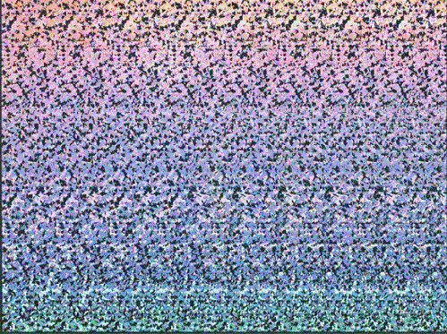 This autostereogram features the Statue of Liberty.