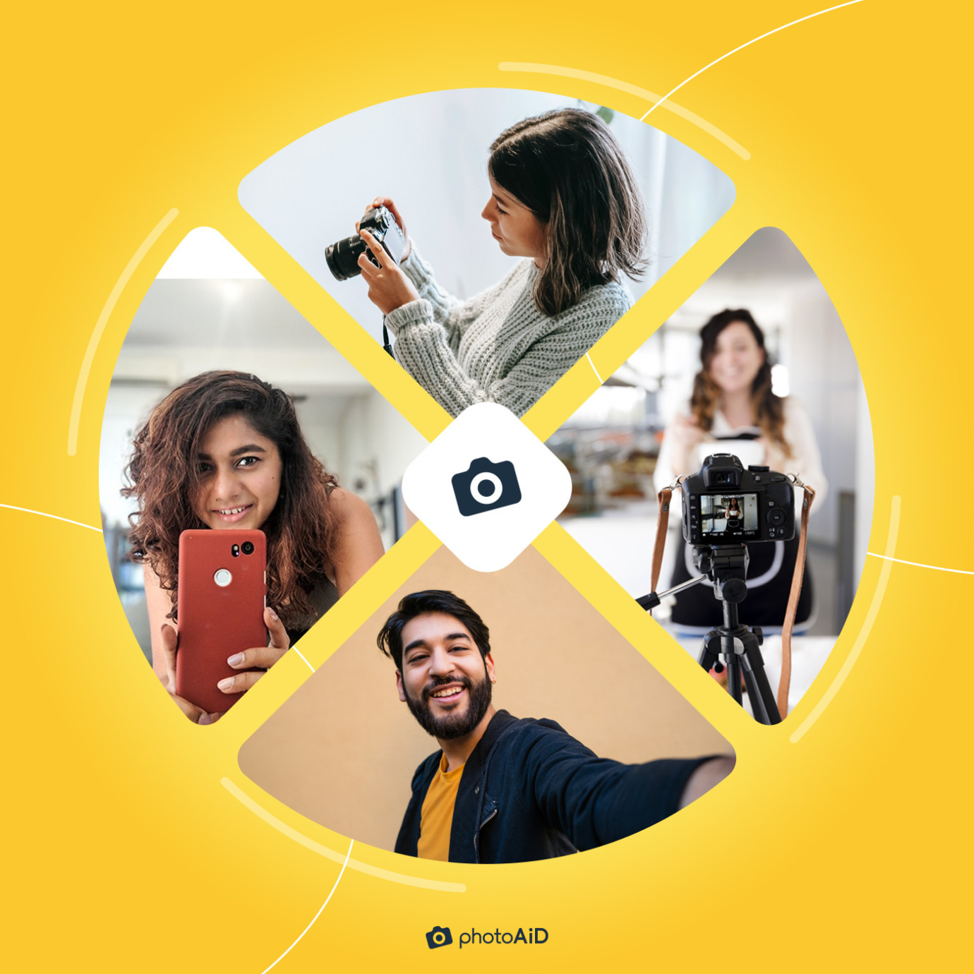Different ways of taking US passport photos with an Android phone