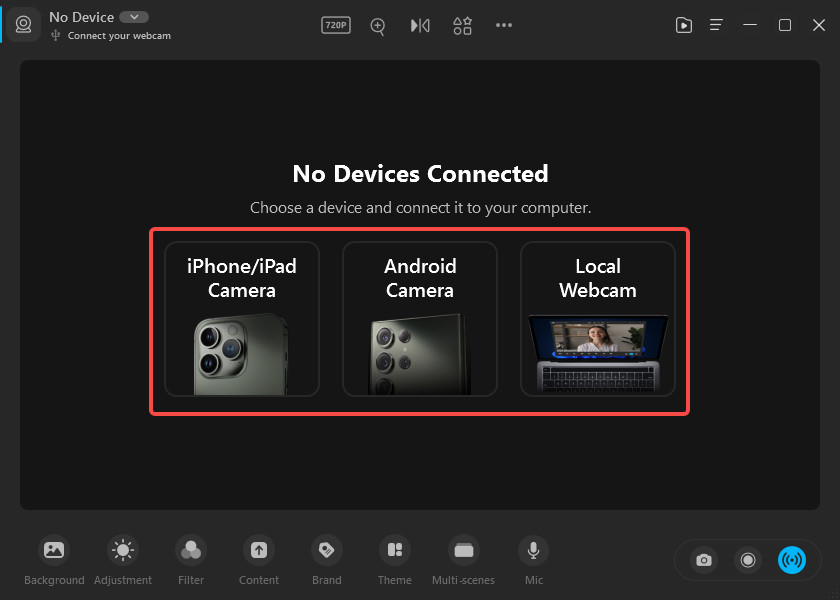 Select Webcam – FineShare FineCam