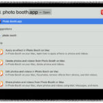 How to take a photo on MacBook with the Photo Booth app