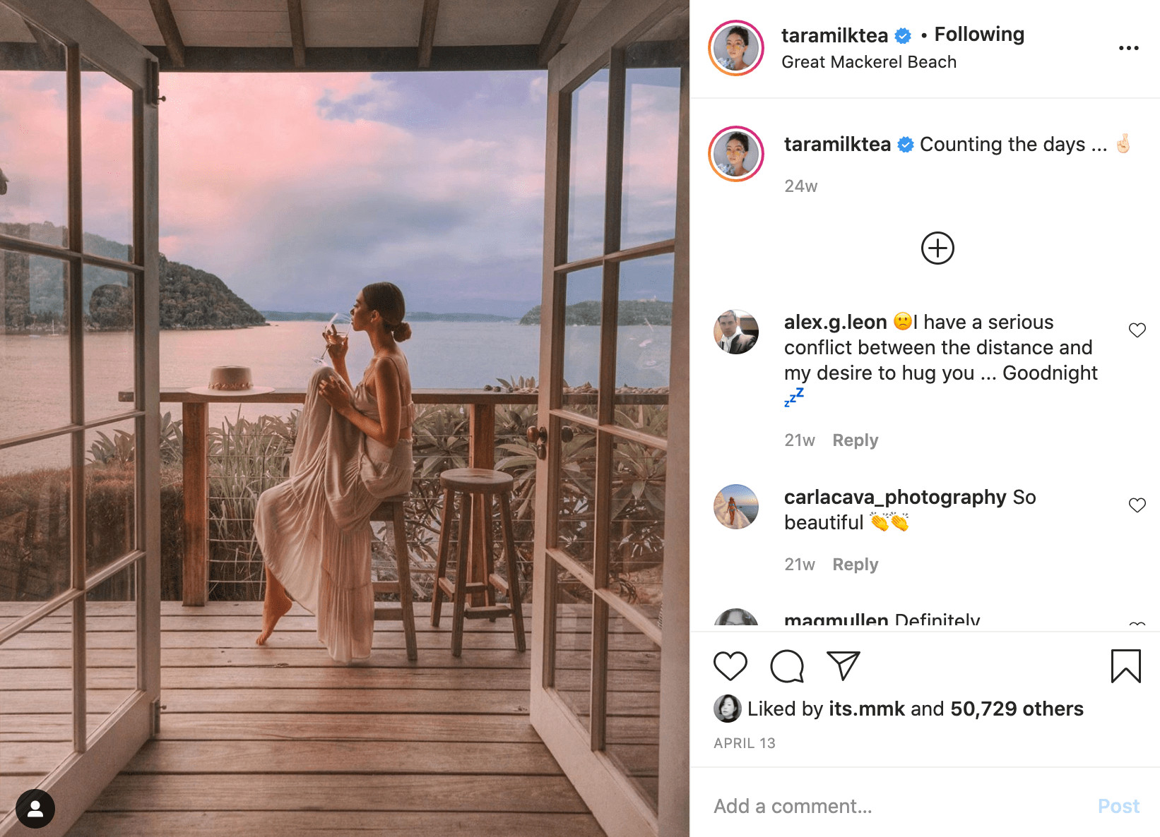 Tara Milk Tea Frame Shot | How To Make A Photo Go Viral On Instagram
