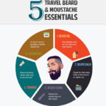 Top 5 Travel Beard Essentials Infographic