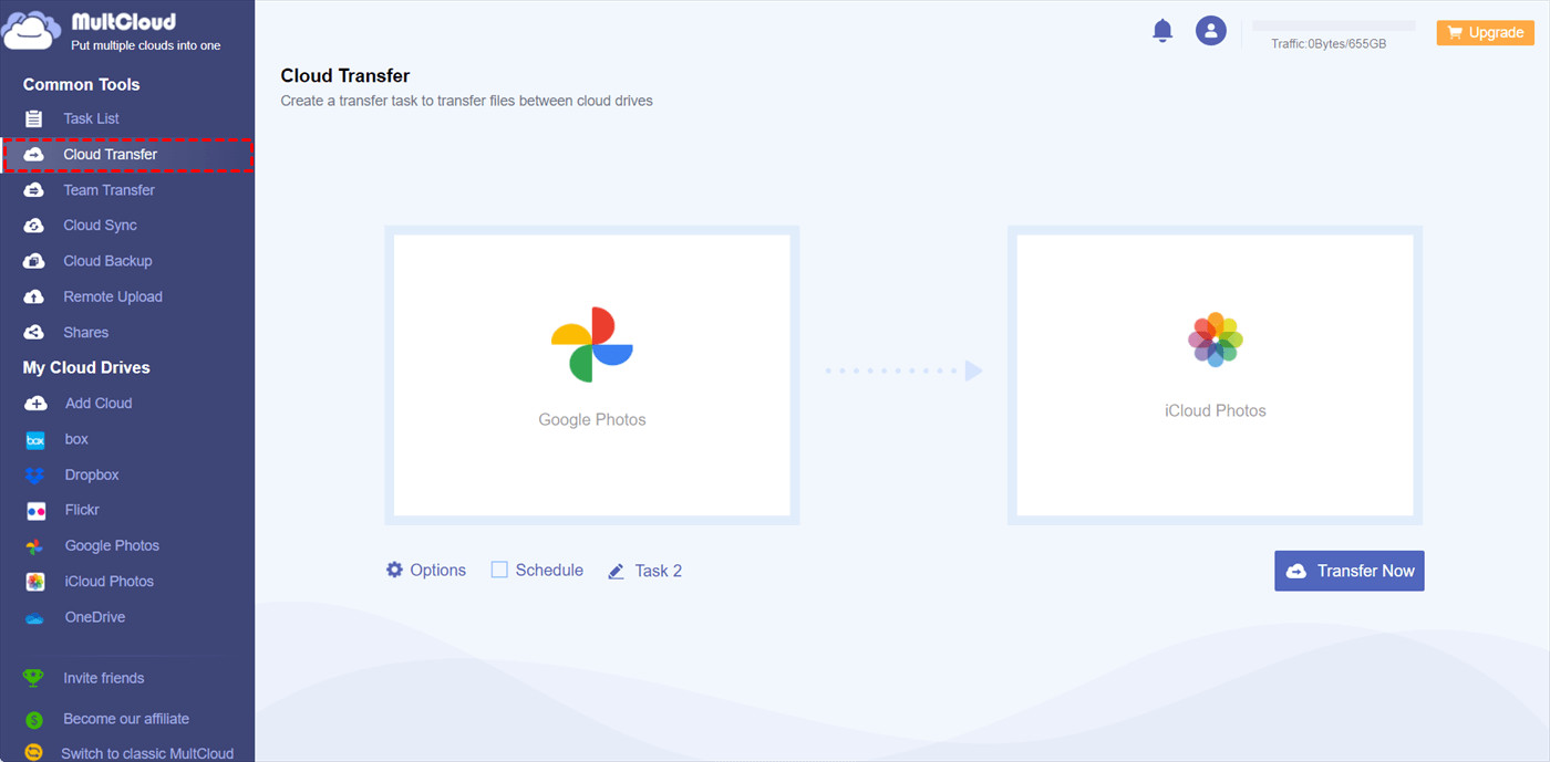 Transfer Google Photos to iCloud Photos