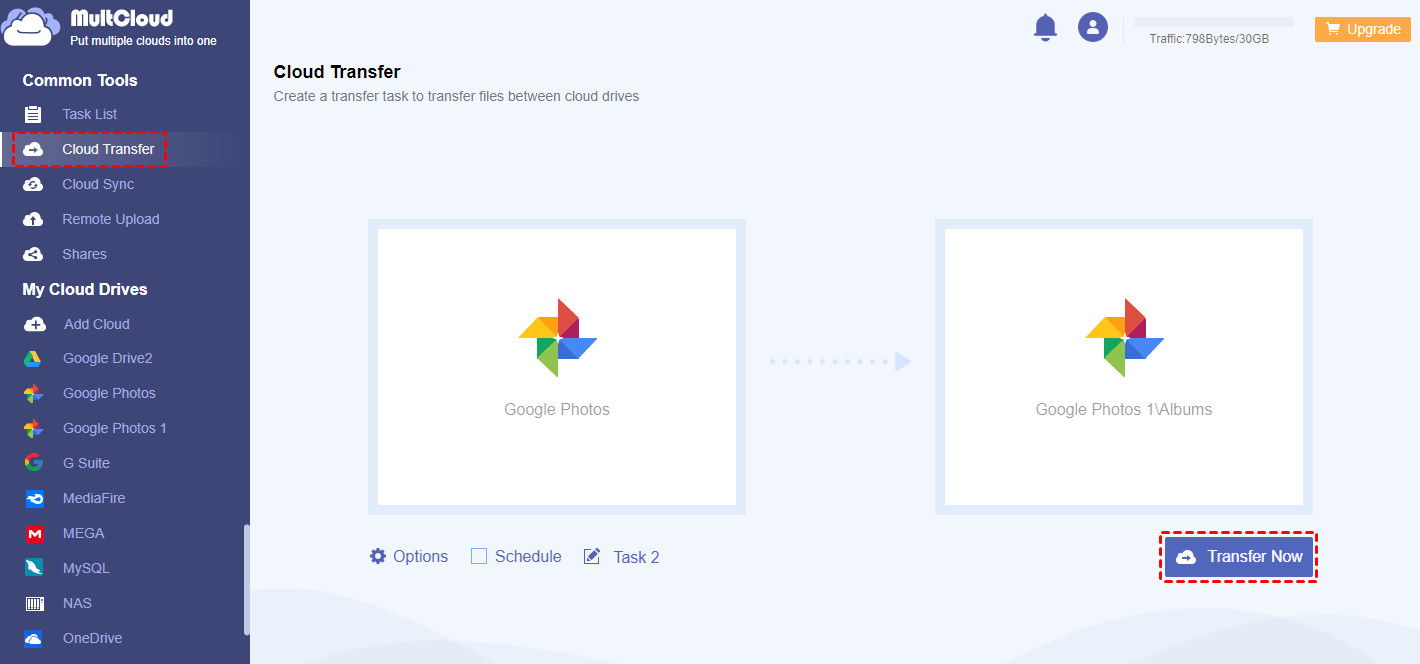 Transfer Google Photos to Another Account