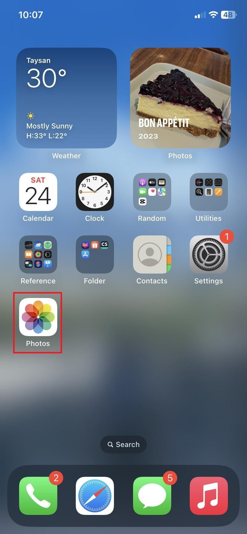 iPhone Photos app