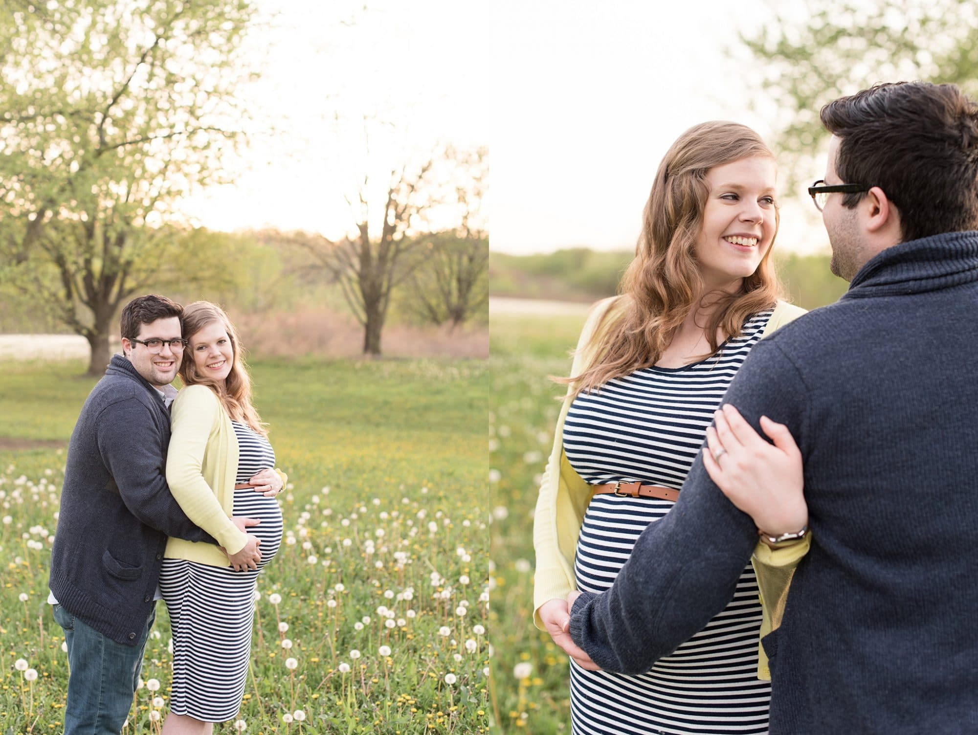 Family photo with textured clothing