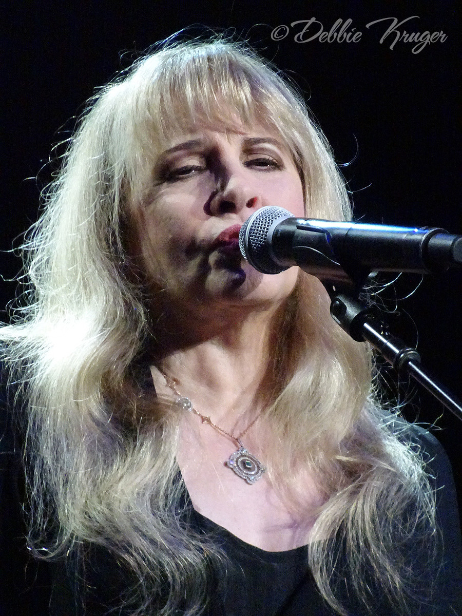 Don Henley and Stevie Nicks Standing Side-by-Side on Stage